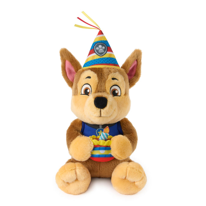 Spin Master Gund - Peluche De Cumpleaños Paw Patrol Chase, Peluche 23 Cm 6076362