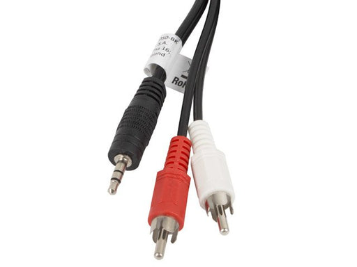 EAN 5901969414042 - Lanberg CA-MJRC-10CC-0050-BK cable de audio 5 m 3,5mm 2 x RCA Negro imagen 1
