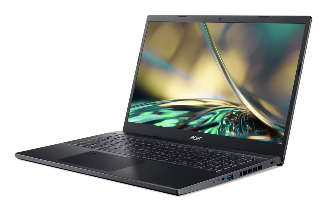 Notebook Gaming Aspire 7 A715-76g-5303 I5-12450h, 15.6 Fhd, 16gb, 512gb Ssd, Geforce Rtx 3050 4gb, Noos, Negro