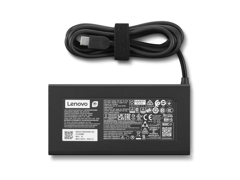 EAN 0195892092810 - Lenovo Legion Slim 140W AC Adapter (USB-C) adaptador e inversor de corriente Interior Negro imagen 3