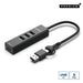 EAN 5715063227435 - Microconnect USBHUB4-2IN1 hub de interfaz USB 3.2 Gen 1 (3.1 Gen 1) Type-A 5000 Mbit/s Negro imagen 1