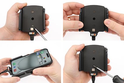 EAN 7320287273700 - Brodit 727370 soporte Soporte activo para teléfono móvil Teléfono móvil/smartphone Negro imagen 4
