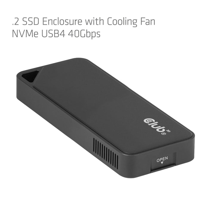 Club3d Ssd Carcasa M.2 Con Ventilador Usb4, Nvme Retail