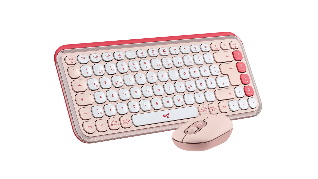 EAN 5099206127623 - Logitech 920-013108 teclado Ratón incluido Universal Bluetooth QWERTZ Alemán Rosa imagen 3