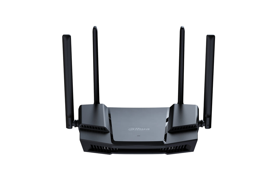 Wireless Router Dahua Wireless Router 1800 Mbps Wi-Fi 6 Ieee 802.11 B/G Ieee 802.11n Ieee 802.11ac Ieee 802.11ax 3x10/100/1000m Lan \ Wan Ports 1 Ax18