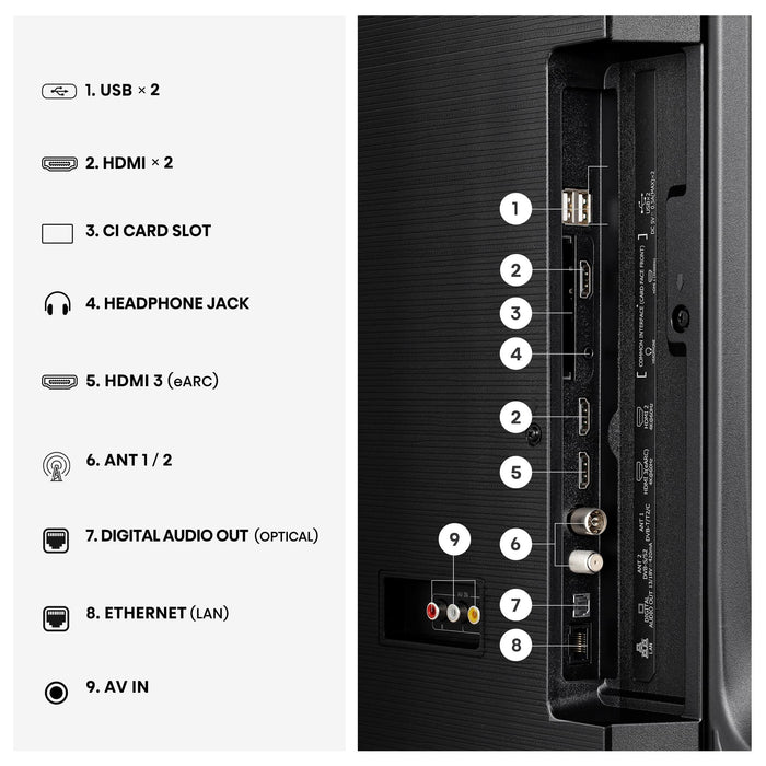 EAN 6942351431161 - Hisense 50E7S 127 cm (50") 4K Ultra HD Smart TV Wifi Negro 300 cd / m² imagen 16