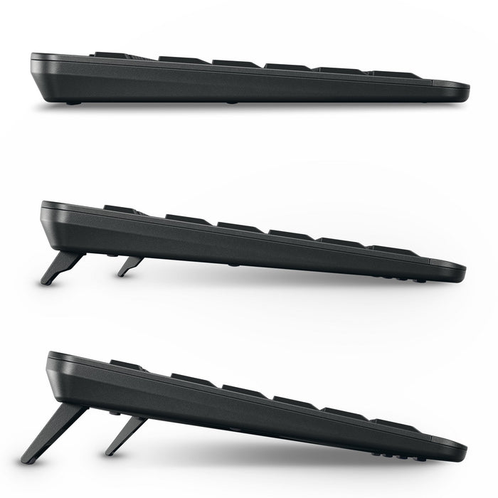 Cherry Stream Ultimate - Desktop Set - Wireless - Azerty - Black