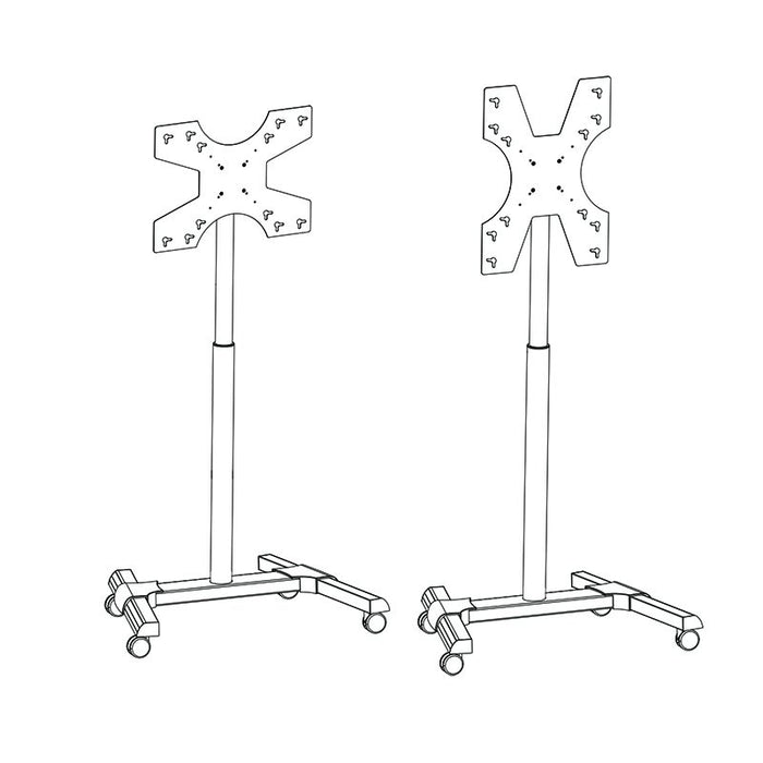 EAN 4250058519832 - Hagor 1983 soporte para pantalla de señalización 139,7 cm (55") Negro imagen 9