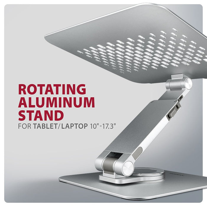 EAN 8595247908650 - Axagon STND-LR soporte para ordenador portátil Soporte para ordenador portátil y tableta Plata 43,9 cm (1 imagen 3