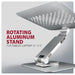 EAN 8595247908650 - Axagon STND-LR soporte para ordenador portátil Soporte para ordenador portátil y tableta Plata 43,9 cm (1 imagen 4