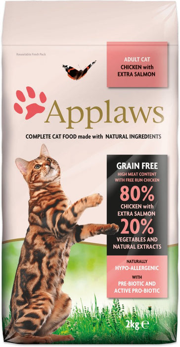 EAN 5060333439637 - Applaws 5060333439637 alimento seco para gatos 7,5 kg Adulto Pollo, Salmón imagen 1
