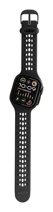 Decoded Silicone Ares O Strap For Apple Watch 44/46/49mm Black