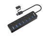 EAN 4015867235744 - Equip 128965 hub de interfaz USB 3.2 Gen 1 (3.1 Gen 1) Type-A 5000 Mbit/s Negro imagen 1
