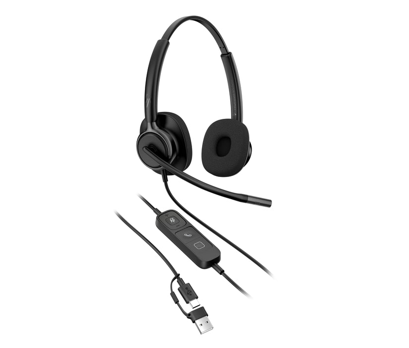 EAN 0199764365576 - HP Poly Mission 425 Stereo USB Wired Headset Classic (Bulk) Negro imagen 17