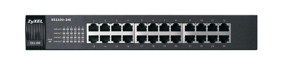 EAN 4718937560059 - Zyxel ES1100-24E No administrado Negro imagen 2