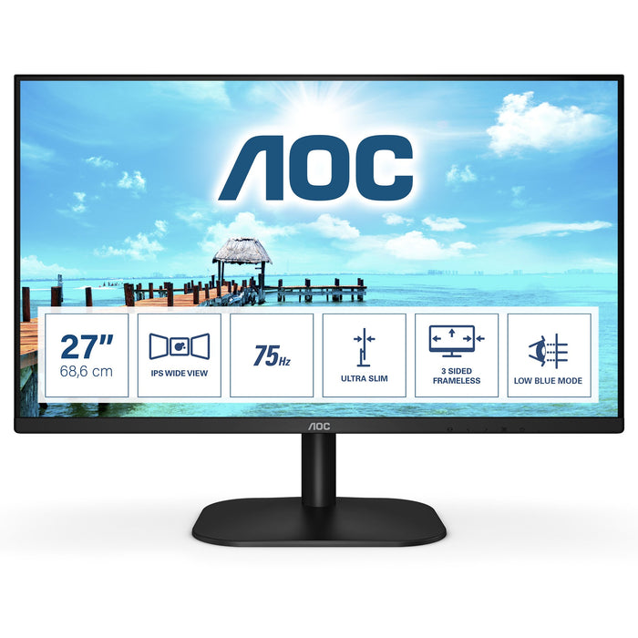 EAN 4038986187183 - AOC B2 27B2H/EU pantalla para PC 68,6 cm (27") 1920 x 1080 Pixeles Full HD LED Negro imagen 1