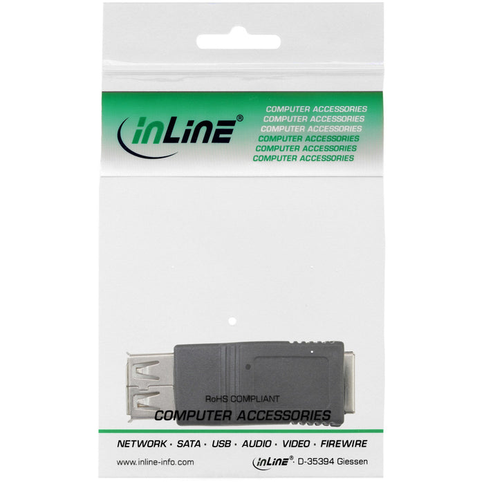 Adaptador Inline Usb 2.0 Tipo A Hembra A Tipo A Hembra