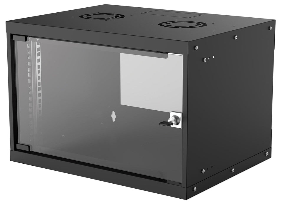 EAN 0766623714143 - Intellinet 714143 armario rack 6U Bastidor de pared Negro imagen 1