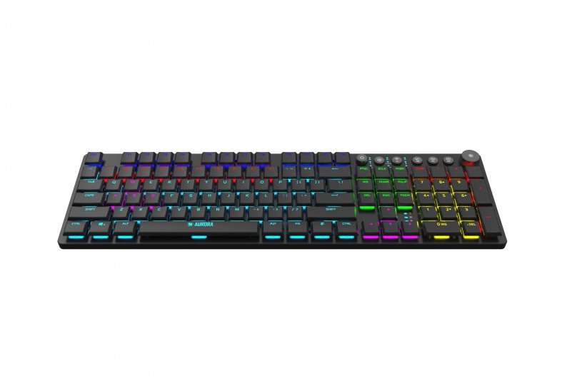 EAN 5903968680190 - iBox AURORA K-6 teclado Universal RF Wireless + Bluetooth QWERTY Inglés Negro imagen 3