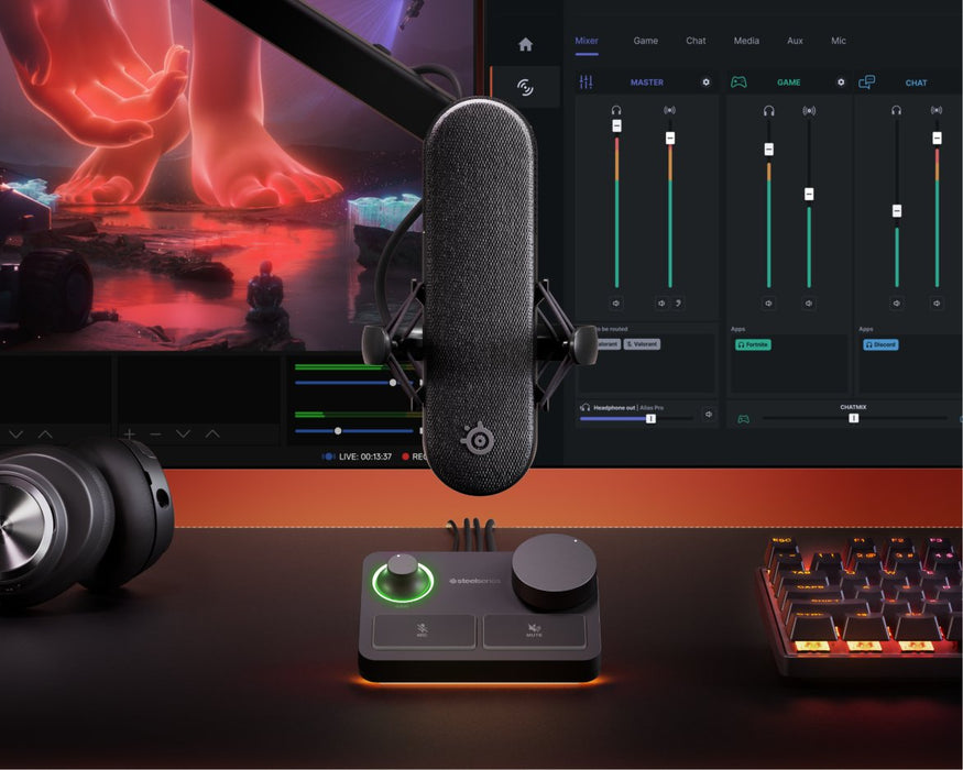 EAN 5707119049665 - Steelseries ALIAS PRO Negro Micrófono para PC imagen 3