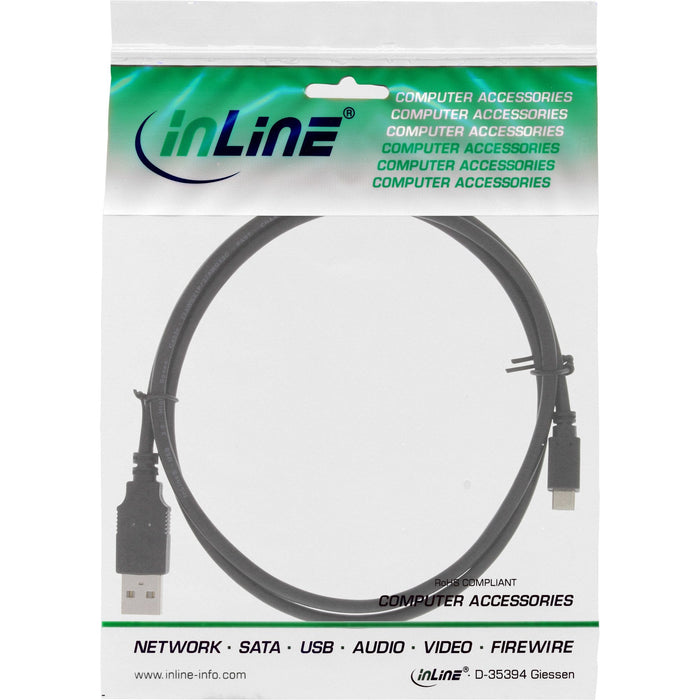 Cable De Carga Rápida Inline Micro Usb 2.0 Usb A Macho A Micro-B Macho 1,5 M