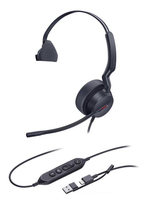 EAN 6938818322622 - Yealink UH44 Mono Teams USB-C/A Auriculares Alámbrico Diadema Oficina/Centro de llamadas USB Type-C / USB imagen 3