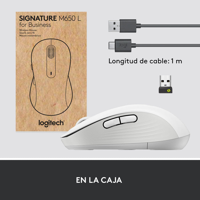 EAN 5099206097285 - Logitech Signature M650 L for Business ratón Oficina mano derecha Óptico 4000 DPI imagen 14