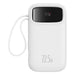 EAN 6932172636289 - Baseus Qpow2 Dual-Cable Digital Display Fast Charge Power Bank 10000mAh 22.5W Stellar White Polímero de l imagen 3