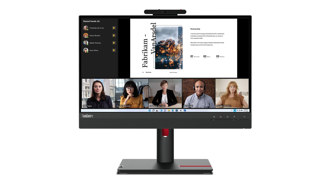 EAN 0196804375465 - Lenovo ThinkCentre Tiny-In-One 22 Gen 5 pantalla para PC 54,6 cm (21.5") 1920 x 1080 Pixeles Full HD LED  imagen 9