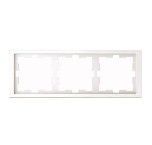 Merten 3-Vías Tomas De Corriente Marco Blanco 22.3 X 8.1 Cm