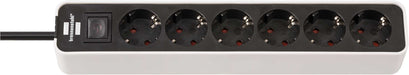 EAN 4007123647569 - Brennenstuhl 1153260020 base múltiple 1,5 m 6 salidas AC Negro, Blanco imagen 3