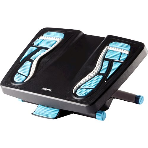 EAN 0043859675500 - Fellowes 8068001 soporte para el apoyo de pies Azul, Carbón vegetal, Gris imagen 3