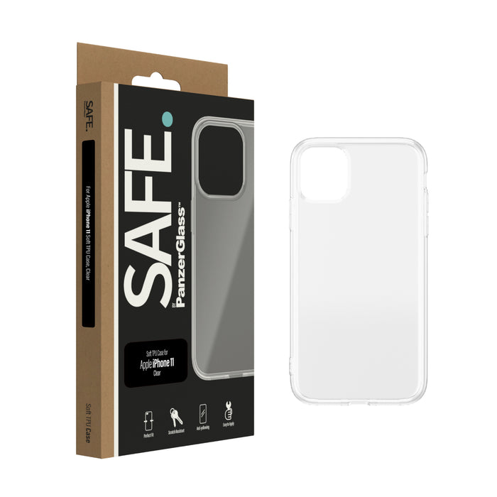 EAN 5711724952975 - PanzerGlass SAFE. by ® TPU Case iPhone 11 | Transparent funda para teléfono móvil Transparente imagen 2