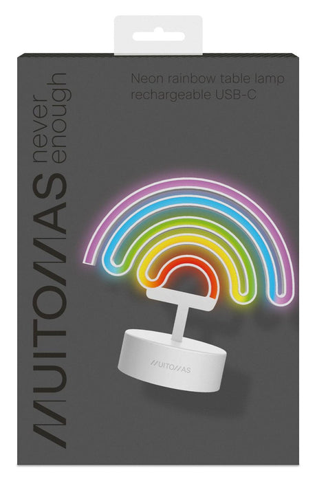 =>> Neon Table Lamp Type-C Rainbow