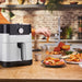 EAN 3045380024441 - Tefal Easy Fry & Grill EY501A Sencillo 4,2 L Independiente 1550 W Freidora de aire caliente Negro, Acero  imagen 4