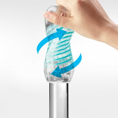 EAN 4570030970964 - Tenga Spinner - 04 Pixel Masturbador masculino Azul, Transparente imagen 2