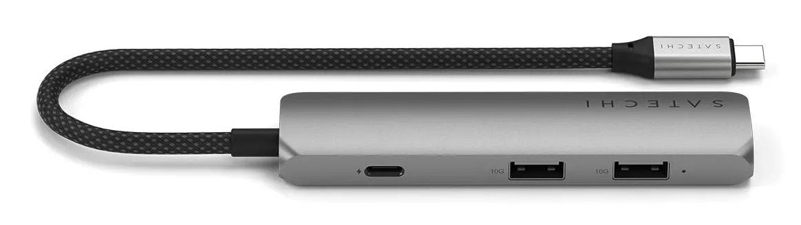 EAN 810086361700 - Satechi ST-P4SM hub de interfaz USB Tipo C 10000 Mbit/s Gris imagen 3