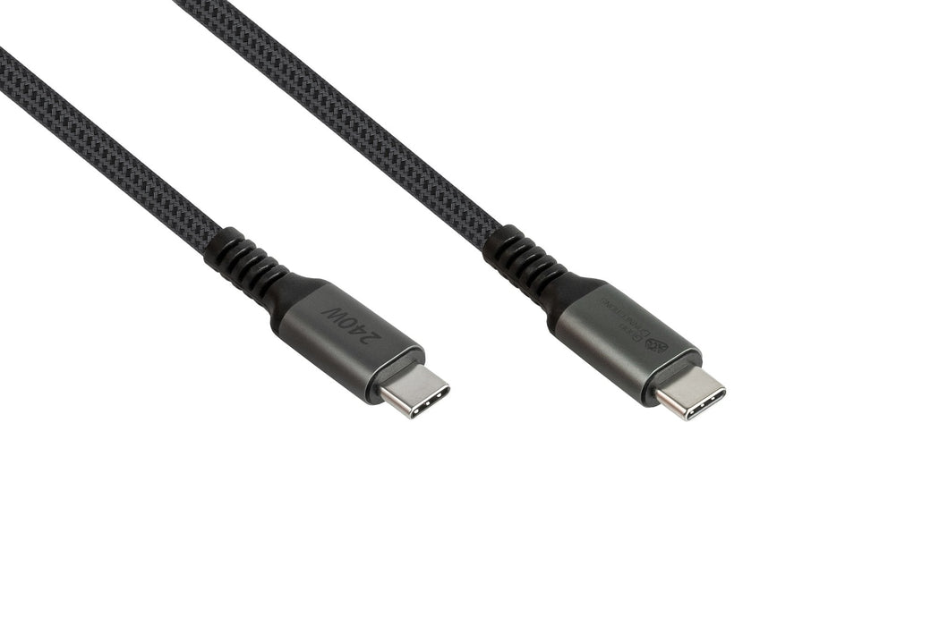 Cable Alcasa 2240-Cct005a  Usb Usb 2.0 2 M Usb C Negro