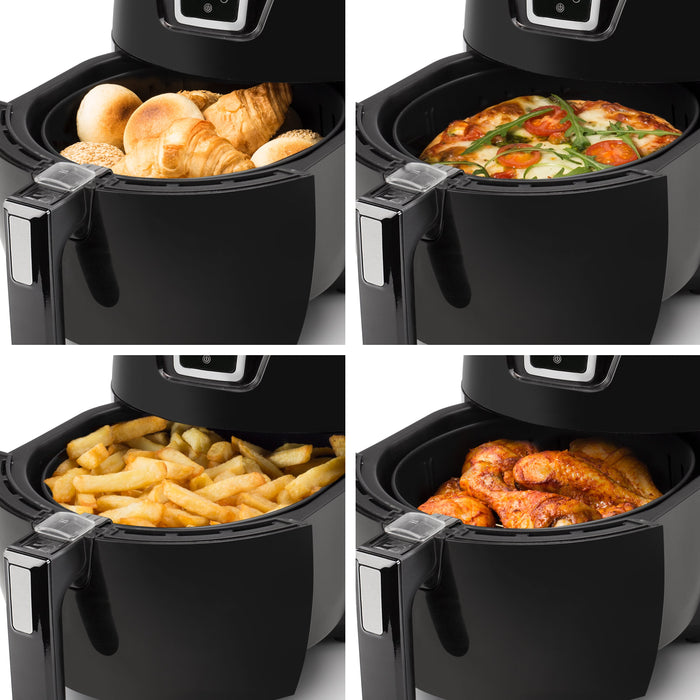 EAN 8713016048257 - Princess 182021 Sencillo 3,2 L Independiente 1400 W Freidora de aire caliente Negro imagen 3