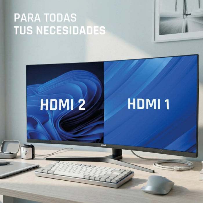 EAN 8435364319543 - iggual IGG319543 pantalla para PC 86,4 cm (34") 3440 x 1440 Pixeles Wide Quad HD LED Negro imagen 10