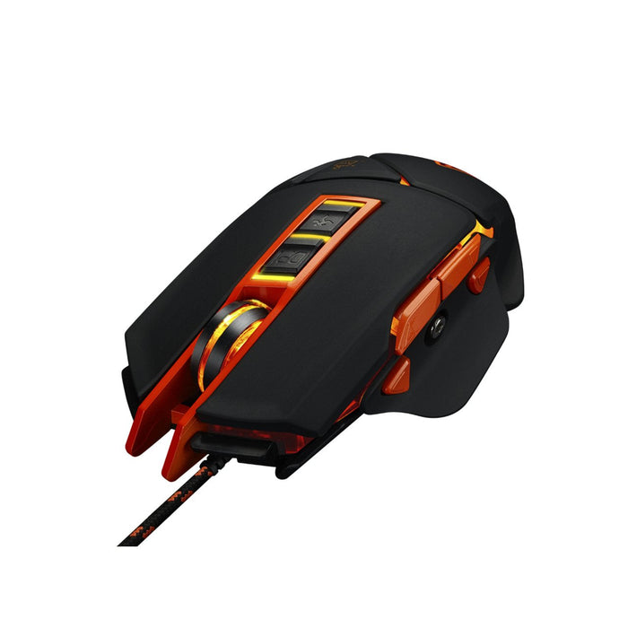Canyon Gaming Raton Hazard Led Backlight Negro/Orange
