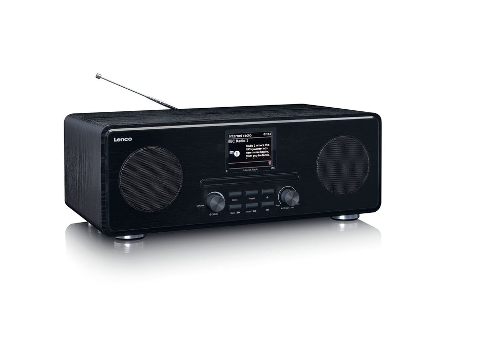 EAN 8711902043294 - Lenco DIR-260 Internet Negro imagen 2