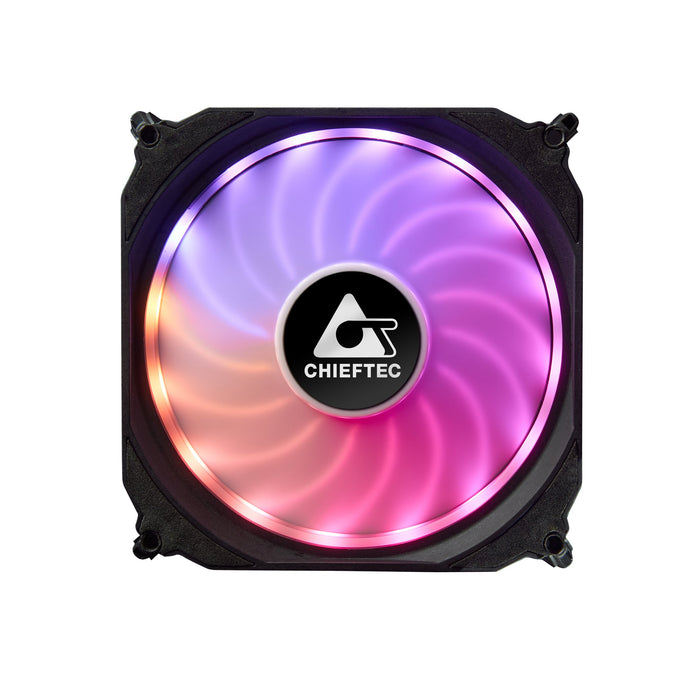 EAN 0753263075963 - Chieftec CF-3012-RGB sistema de refrigeración para ordenador Carcasa del ordenador Ventilador 12 cm Negro imagen 3