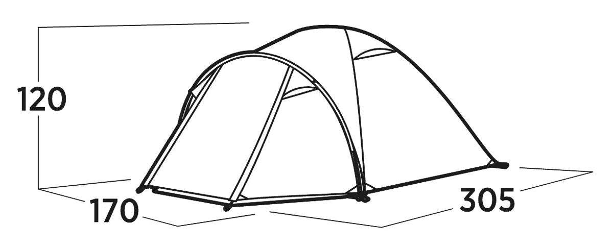 EAN 5709388144690 - Easy Camp Setesdal 3 Verde Tienda de cúpula/iglú imagen 5