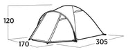 EAN 5709388144690 - Easy Camp Setesdal 3 Verde Tienda de cúpula/iglú imagen 5