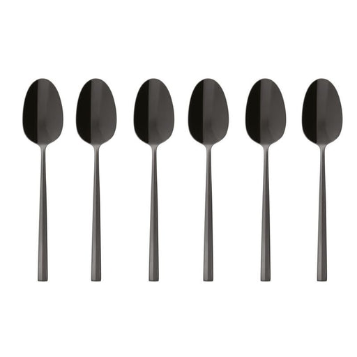 EAN 8014808351112 - Sambonet Rock Cuchara de café Acero inoxidable Negro, Espejo 6 pieza(s) imagen 1