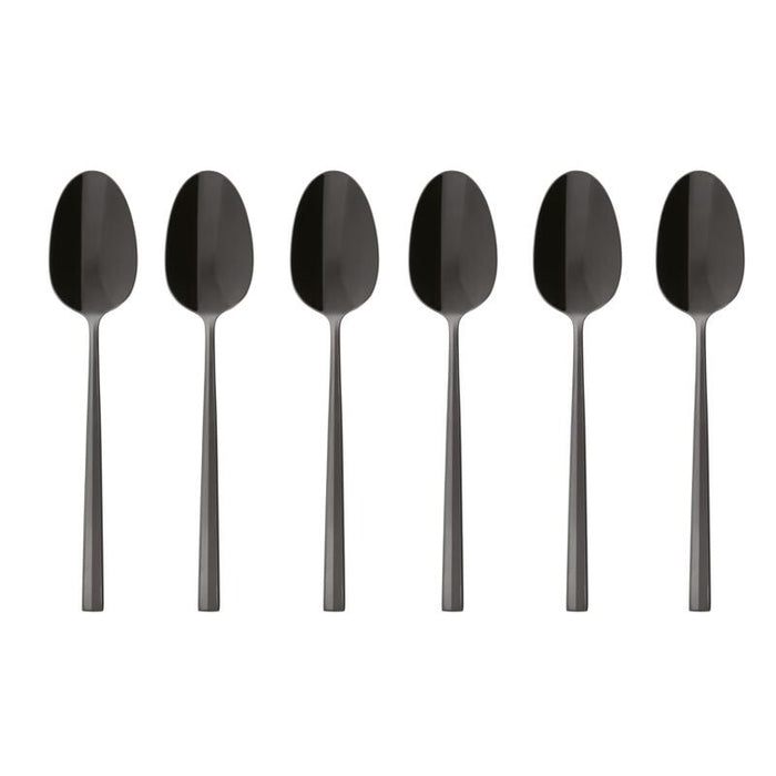 EAN 8014808351112 - Sambonet Rock Cuchara de café Acero inoxidable Negro, Espejo 6 pieza(s) imagen 1