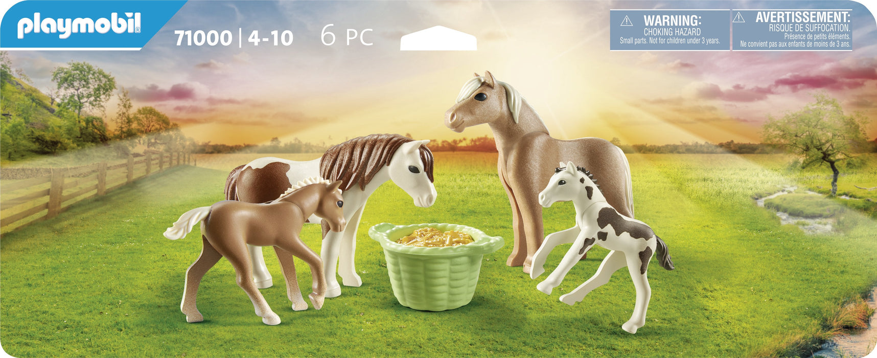 Playmobil 71000 2 Ponis Islandeses Con Potros