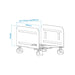 EAN 8433281009493 - TooQ UMCS0004-B soporte de CPU Carro para equipo informático Negro imagen 7