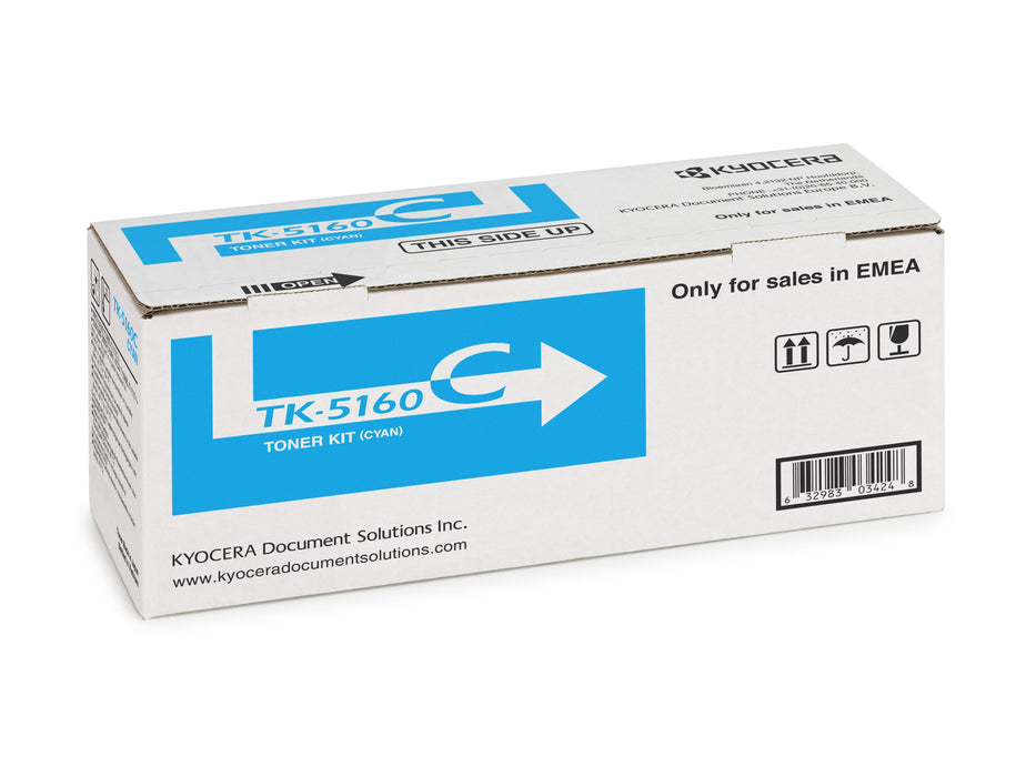 Toner Original Kyocera Tk 5160c,Cian,Para Ecosys P7040cdn, P7040cdn/Kl3